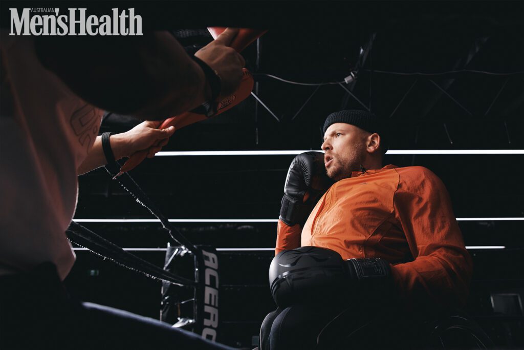 Dylan Alcott boxing